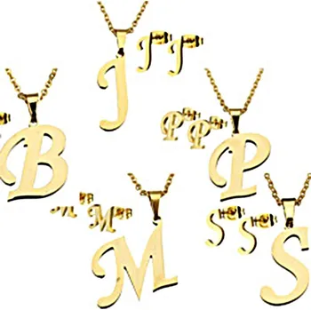 Módní doplněk Souprava šperků Písmena - L