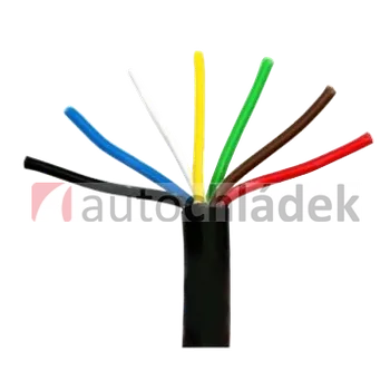 elektrický kabel Kabel sedmipramenný 6x0,6+1x1mm