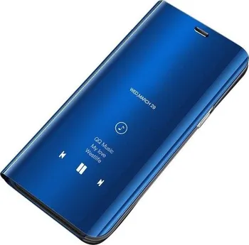 Pouzdro na mobilní telefon Beweare Clear View pro Samsung Galaxy A40 modré