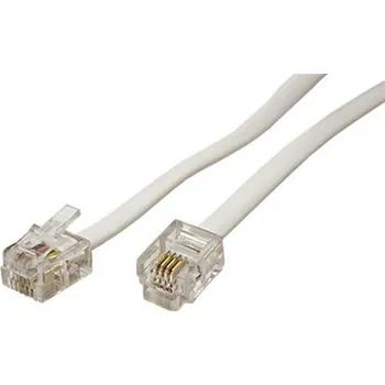 Síťový kabel Value Kabel telefonní s konektory RJ11, 6m - 11.04.1906
