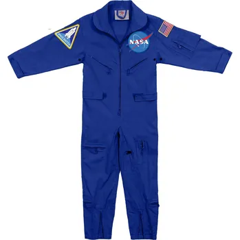 ROTHCO Kombinéza dětská NASA s nášivkami MODRÁ velikost: S + Doprava zdarma na další nákup