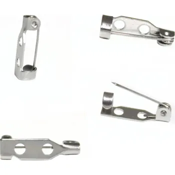 Materiál na výrobu šperku Ocelové komponenty na Brože 17mm 316 - 1Ks+B - 1Ks