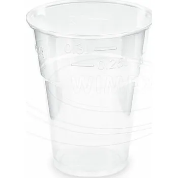 Nádobí Kelímek průhledný 0,3 l (PLA) -BIO- (Ø 84 mm) [10 ks] (43003)