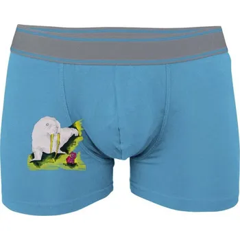 Boxerky Boxerky Kariban s potiskem Pánské boxerky - mrož pánské