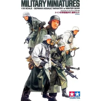 Plastikový model Tamiya Tamiya 35256 German Assault Infantry (winter) 1/35