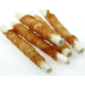 Pamlsek pro psa Salač Tyčinka z buvolí kůže obalená kuřecím masem 1 kg