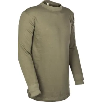 Bundeswehr triko BW PLÜSCH zimní ZELENÉ vel.4