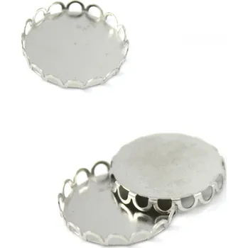 Materiál na výrobu šperku Lůžka z nerezové oceli - 1Ks - 10mm