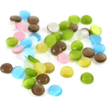 Módní doplněk Cats Eye Kabošony mix 6-20mm - Balení - 6mm / 50Ks