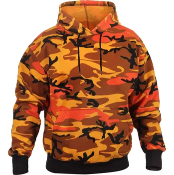 Pánská mikina ROTHCO mikina s kapucí ORANGE CAMO vel.XL