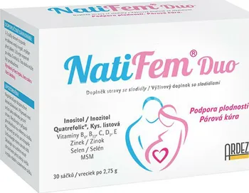 Podpora plodnosti Natifem Duo 30 sáčků