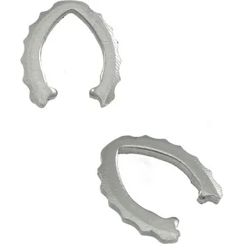 Materiál na výrobu šperku Otevřené spojovací oválky 304 11x9mm - 1ks+B - 1Ks