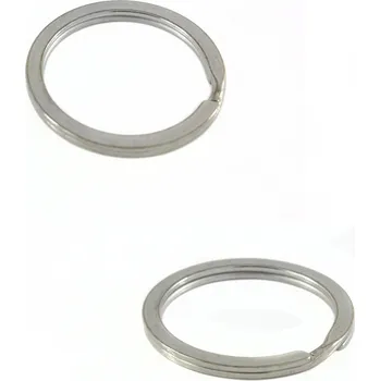 Materiál na výrobu šperku Ocelové kroužky na klíče 30x2,5mm - 1Ks+B - 1Ks