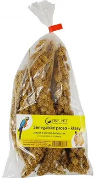 Krmivo pro ptáka FINE PET Senegalské proso žluté klasy