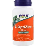 Now Foods L-Optizinc zinek + měď 30 mg…
