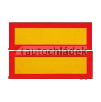 Tabule reflexní návěs 565x196 mm - pár