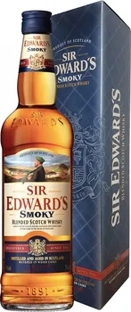 Whisky Sir Edward's Smoky Blended Scotch Whisky 40 % 0,7 l dárkové balení