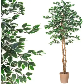 umělá květina a-zbozi Velká umělá květina pokojová- strom fíkus v květináči 190 cm