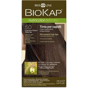 Biosline Biokap Nutricolor Delicato 140 ml, 5.0 kaštanová přírodní světlá