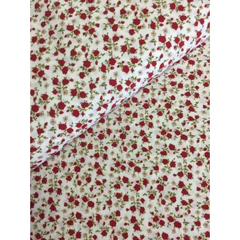 látky a metrový textil, Barva Bílá, Materiál 100% Polyester