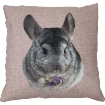 Pánské tričko Polštář saténový s potiskem Činčila