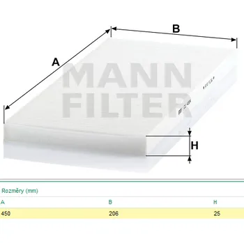 Kabinový filtr Filtr kabinový orig. 2995964