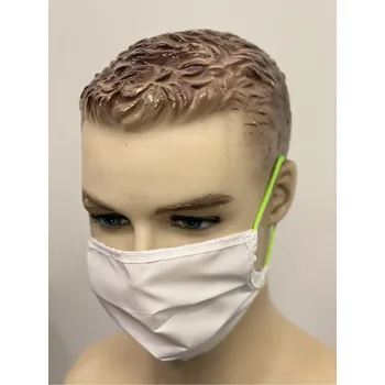 rouška ELF Hygienická rouška bavlna/polyester bílá polyesterový zelený provázek