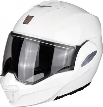 Helma na motorku Scorpion Exo-Tech Solid bílá