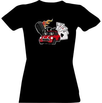 Dámské tričko Tričko s potiskem Retrocooper Black dámské