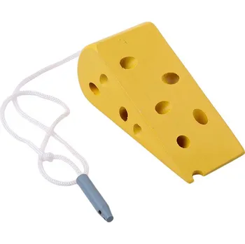 Dřevěná hračka Čína Montessori dřevěné jídlo Motiv: sýr