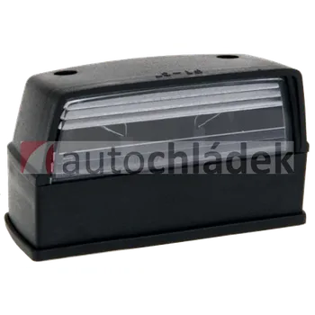 Osvětlení automobilu Svítilna SPZ velká černá