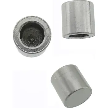 Materiál na výrobu šperku Ocelové Koncovky 5x5mm - 3mm - 1Ks+B - 1Ks