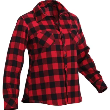 Dámská halenka ROTHCO košile DÁMSKÁ FLANNEL kostkovaná ČERVENÁ vel.L