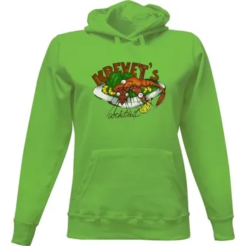 Dámská mikina Dámská mikina s kapucí s potiskem Dámská mikina - krevet´s coctail dámské