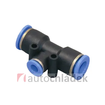 Hadicová spojka Rychlospojka T plastová 10-10-8 mm