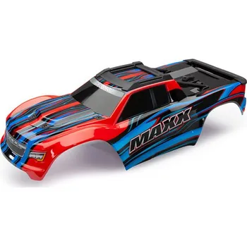 RC vybavení Maxx 1:8: Traxxas karoserie (červená)