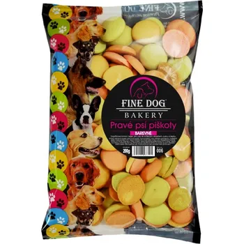 Pamlsek pro psa FINE DOG mix piškoty barevné 200 g