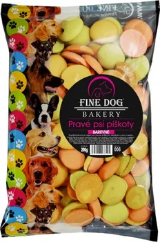 Pamlsek pro psa FINE DOG mix piškoty barevné 200 g