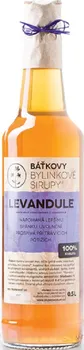 Sirup Baťkovo bylinkové sirupy Levandule 0,5 l