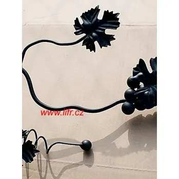 Svícen Kovaná dekorace na zed 11