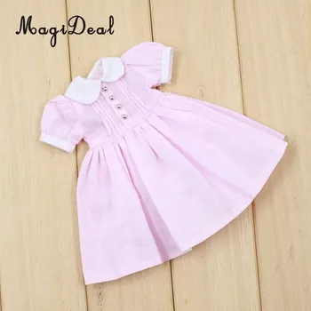 Doplněk pro panenku Čína Růžové šatičky pro panenku Blythe