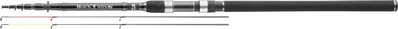Canne Feeder Téléscopique Daiwa Black Widow Tele Feeder - 3m à 3.90m, Jusqu'à 120g