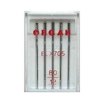 jehly pro coverlock Organ ELx705 80-5ks chromované