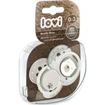 Šidítko dynamické silikonové 2 ks Lovi Buddy Bear 3-6 měsíců