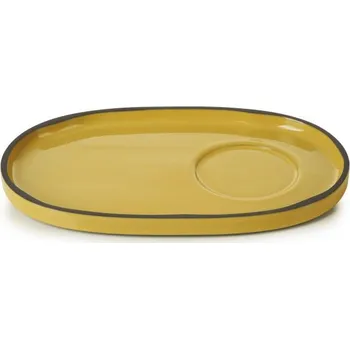 Talíř Revol Podšálek 18 × 11 cm – tumeric | REV-654005 (Caractére podšálek 18×11 cm - tumeric)
