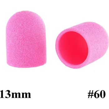 Bruska na nehty Brusné kloboučky 13 mm/60 - růžové (1 ks)