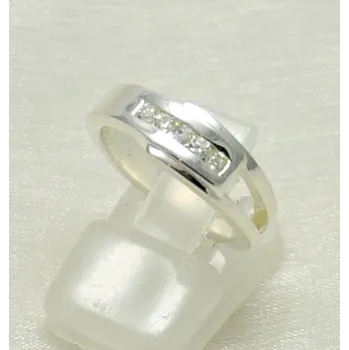 Přívěsek Vorlové Šperky, Stříbrný prsten se zirkony, Veronika, E037