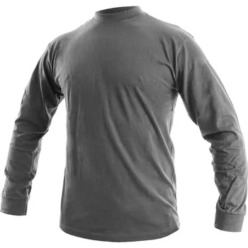 Oblečení a móda CXS Pánské tričko s dlouhým rukávem PETR, zinkové Velikost: 3XL