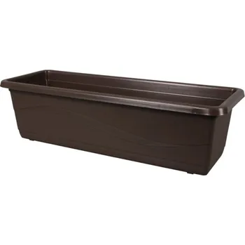 Truhlík Nohel Truhlík LOBELIA plastový hnědý 50cm