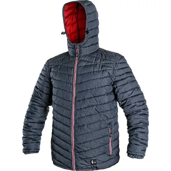 Pánská softshellová bunda CXS Bunda MODESTO, zimní, pánská, modro-červená Velikost: M